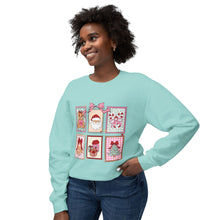 Load image into Gallery viewer, Charming Holiday Crewneck Sweatshirt with Vintage Gift Design, Festive Apparel for Christmas, Cozy Layer, Unisex Sweatshirt
