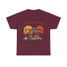 Load image into Gallery viewer, Stars Hollow Unisex Cotton Tee - Cozy Fall Vibe Shirt, Perfect for Fans of Autumn, Travel &amp; TV Shows, Gift for Friends, Halloween