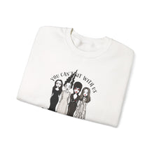 Load image into Gallery viewer, Spooky Sisterhood Sweatshirt, Cozy Halloween Crewneck, Unisex Witchy Apparel, Perfect for Autumn Gatherings, Gift for Friends