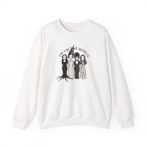 Spooky Sisterhood Sweatshirt, Cozy Halloween Crewneck, Unisex Witchy Apparel, Perfect for Autumn Gatherings, Gift for Friends