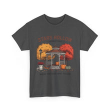 Load image into Gallery viewer, Stars Hollow Unisex Cotton Tee - Cozy Fall Vibe Shirt, Perfect for Fans of Autumn, Travel &amp; TV Shows, Gift for Friends, Halloween