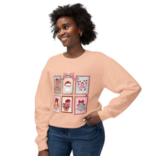 Load image into Gallery viewer, Charming Holiday Crewneck Sweatshirt with Vintage Gift Design, Festive Apparel for Christmas, Cozy Layer, Unisex Sweatshirt