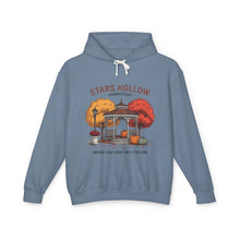 Load image into Gallery viewer, Stars Hollow Unisex Lightweight Hooded Sweatshirt, Cozy Fall Layer, Perfect Gift for Gilmore Girls Fans, Casual Weekend Wear, Stylish [...]