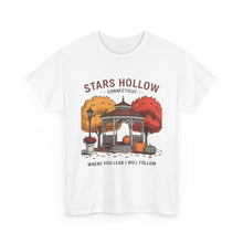 Load image into Gallery viewer, Stars Hollow Unisex Cotton Tee - Cozy Fall Vibe Shirt, Perfect for Fans of Autumn, Travel &amp; TV Shows, Gift for Friends, Halloween
