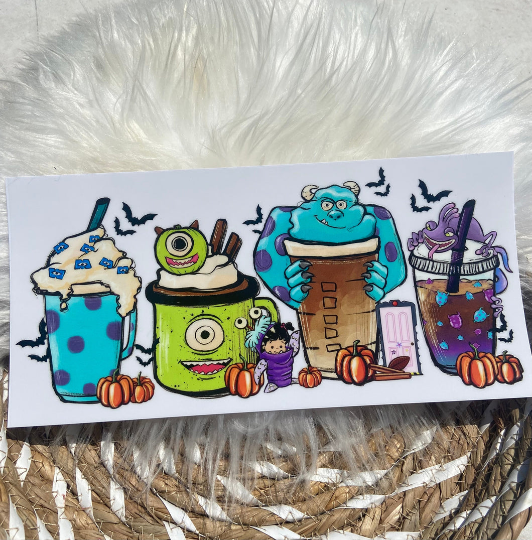 Monsters Inc UV DTF WRAP