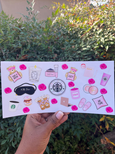 Girly Relaxing UV DTF WRAP