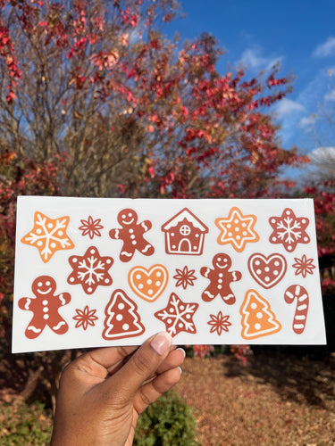 Gingerbread UV DTF WRAP