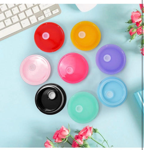 Colorful Acrylic Lid for 16oz Glass Can Cup