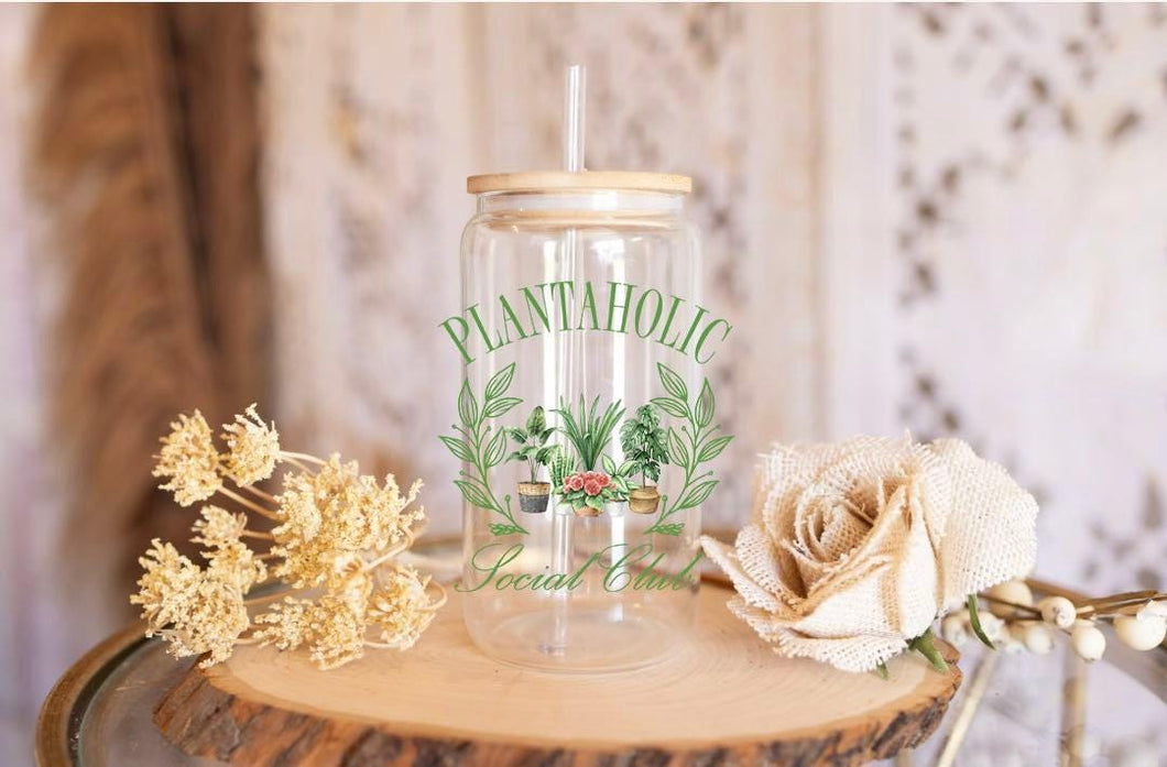 Plataholic Social Club UV DTF WRAP, Libby 16OZ Wrap