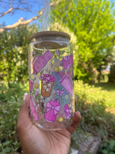 Load image into Gallery viewer, Girly Coffee Glass Can UV DTF Wrap: Coquette Books Design