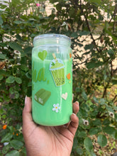 Load image into Gallery viewer, Matcha Snow Globe libbey 16oz,