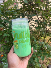 Load image into Gallery viewer, Matcha Snow Globe libbey 16oz,