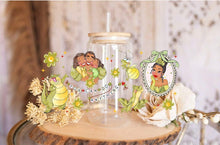 Load image into Gallery viewer, Bayou Princess Tumbler Wrap – UV DTF Cup Decal