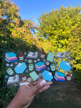 Load image into Gallery viewer, Snuggle Season UV DTF Wrap – Books, Blankets &amp; Peppermint Cup Decal