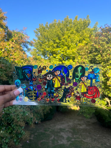 Button Eyes & Magic Cup Wrap – Creepy Cute UV DTF Wrap