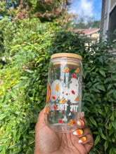 Load image into Gallery viewer, Tis The Season Fall Football UV DTF Libbey Glass Can 16oz