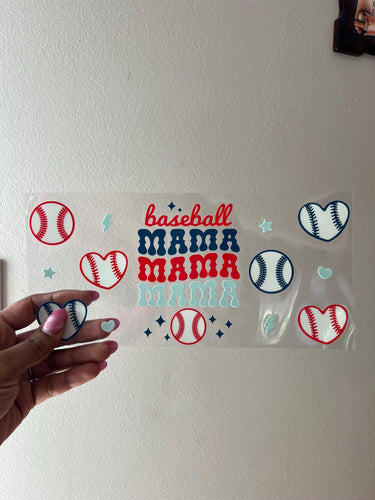 Basketball mama uv dtf wrap 16 oz